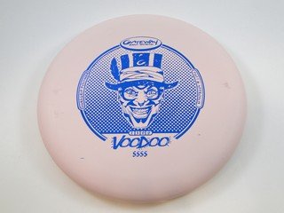 White Voodoo with blue markings