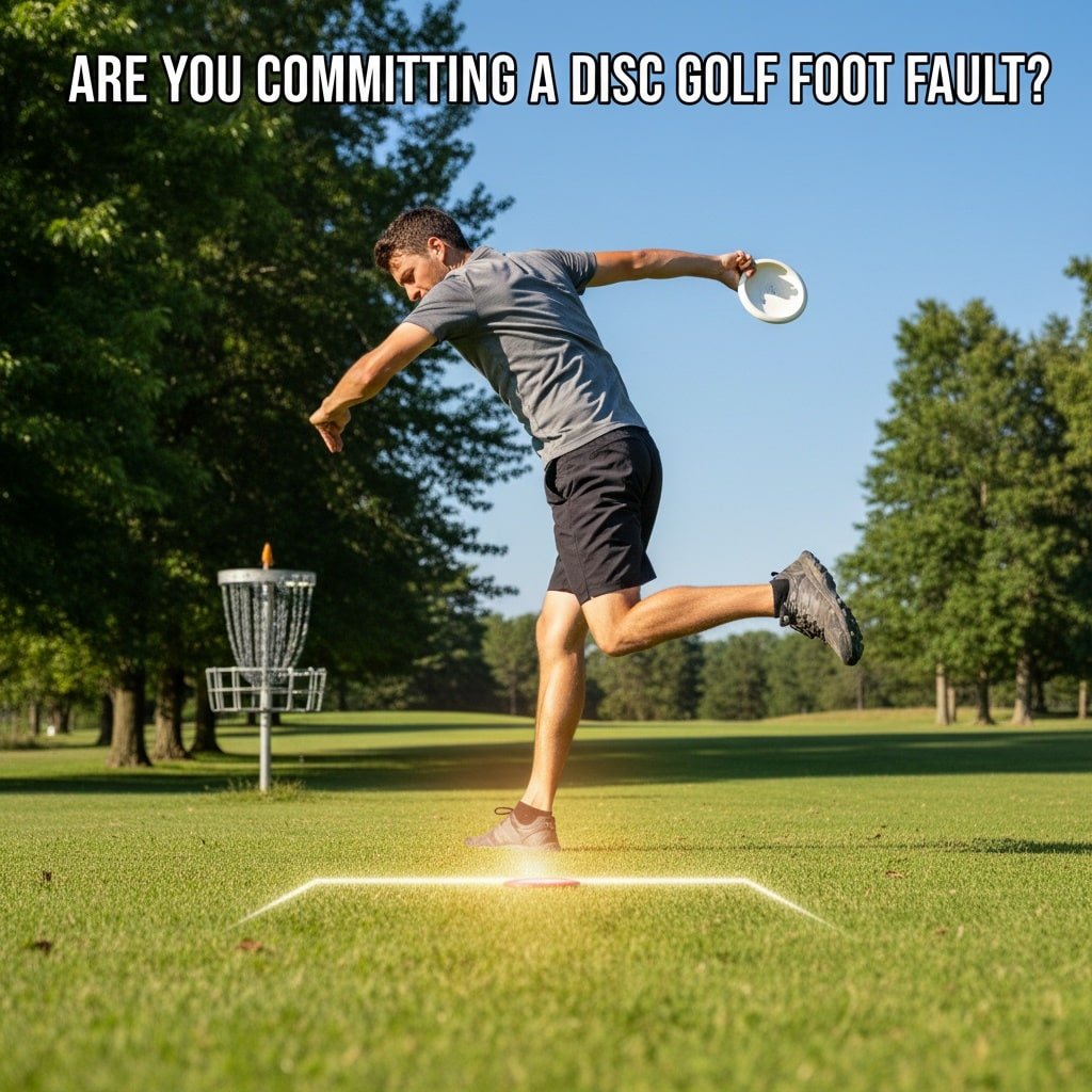 disc golf foot fault