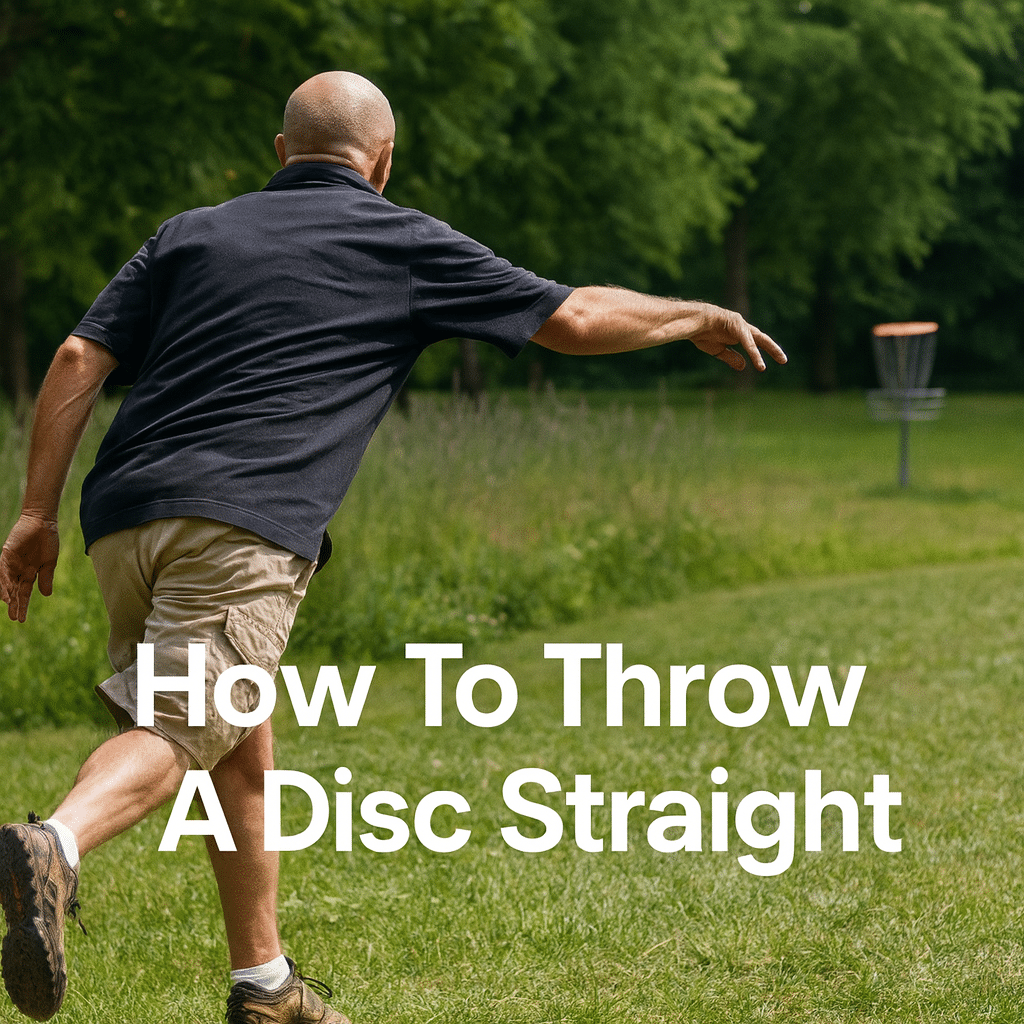 how to throw a disc straight