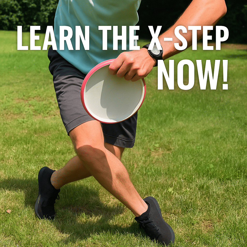 disc golf x-step